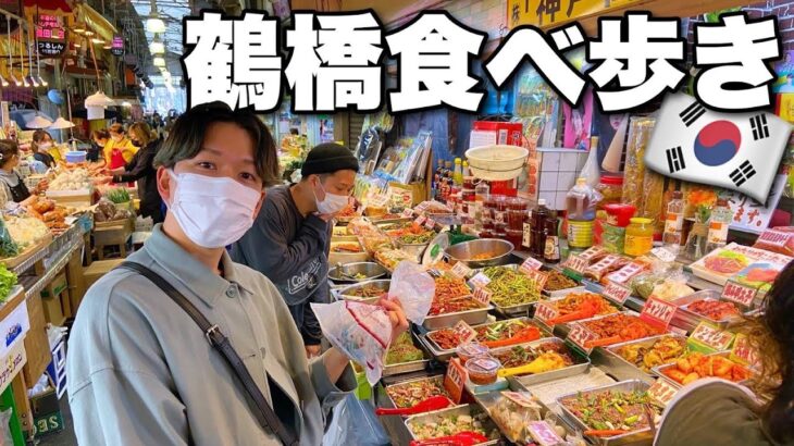 韓国料理の楽園か！？大阪鶴橋コリアンタウンで本気の食べ歩き！まじで胃袋足らんヘヨ〜！！