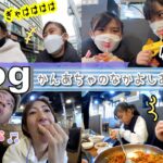 ★旅Vlog★かんなとあちゃぴのなかよしおでかけ！本場のビビンバ食べよう♪韓国Day3