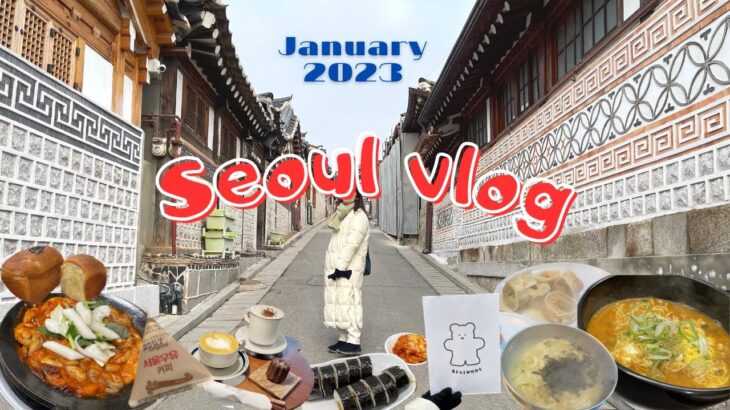 eng【Seoul vlog】食べて、歩いて、見て楽しむ韓国旅行3泊4日 part1｜明洞｜広蔵市場｜益善洞｜安国｜北村｜益善洞｜延南洞｜弘大｜Seoul 3n4d Itinerary