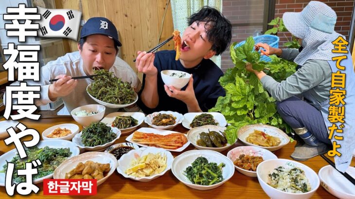 【韓国料理】これ日本！韓国の僧侶がイチから全て作るおかず達が家庭料理史上最高すぎて一瞬で身体が元気になった。まじで米が止まらない…涙
