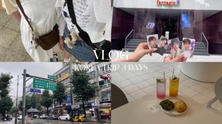【Korea Vlog】7月の韓国旅行🎀🤍｜明洞｜東大門｜聖水｜忠武路｜梨泰院｜