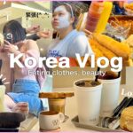 【韓国VLOG】爆食い爆買い爆美容のチート旅行6日間✈️🇰🇷漢江の最高夜景🌃💞可愛すぎるカフェも大量に行ってきました☕️🍩