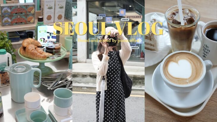vlog｜2週連続の韓国旅✌🏻✨｜聖水完全ガイド｜インテリアショップとカフェ計9店舗を巡って爆買いする一日