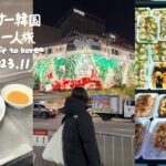 ENG ) 最新 2023.11 韓国旅行 * おすすめショップ・グルメ・カフェ、ソウル３大サムギョプサルはやっぱ美味！ユンヌさんありがとう❤  (DAY4)　vlog ひとり旅 買い物 観光