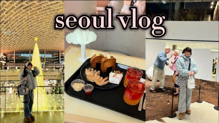 【韓国 vlog】2023年ラストの海外旅行はソウル🇰🇷