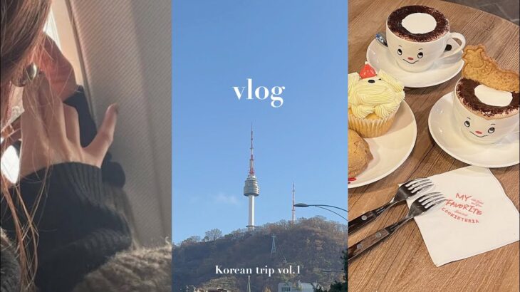 【韓国vlog】2泊3日韓国旅行🇰🇷vol.1🎄カフェ•ショッピング•人気スポットを巡る旅