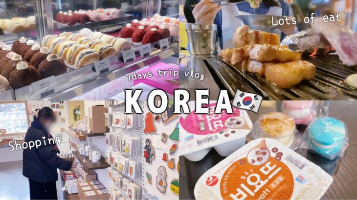 グルメな街で美味しいものを食べ尽くす6泊7日の韓国旅行vlog🇰🇷【費用など】