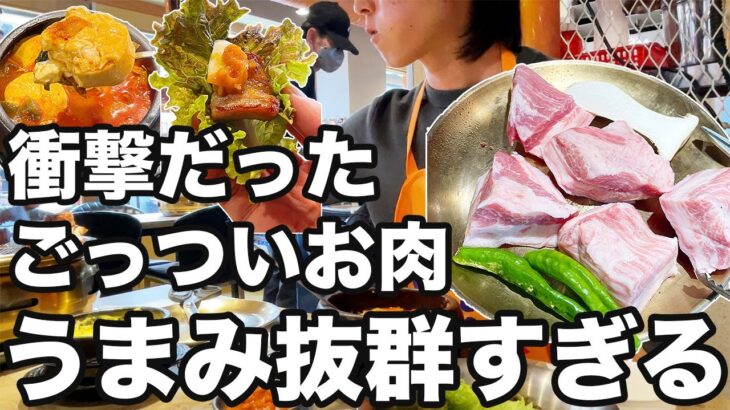 【韓国旅行】サムギョプサルより人気ありそうなお肉見つけた | 韓国グルメ