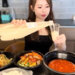 【37歳主婦】隠れ肥満女が韓国料理とシャンパンマッコリむさぼる