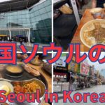 韓国 ソウルの旅 Day1 Seoul in Korea vlog 韓国旅行  南大門市場   明洞  明洞餃子 サムギョプサル ソウル駅