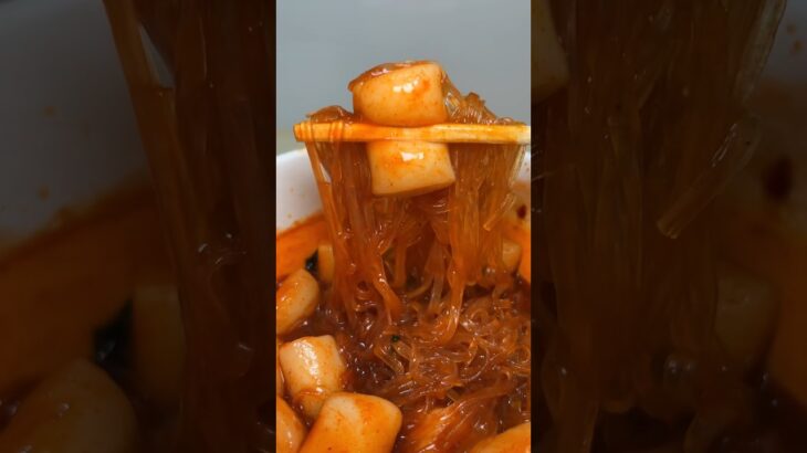 curry noodle tteokbokki #asmr #koreanfood