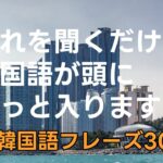 [にこにこ韓国語]韓国語会話フレーズ#10|韓国語フレーズ30選 |日常韓国語フレーズ | 韓国語聞き流し