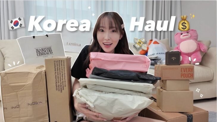 【購入品】韓国オタクが韓国で買い集めた秋服を大紹介📦✨日本からも買えるオススメの韓国ブランド👚🇰🇷やっぱり秋服が一番可愛い‼️