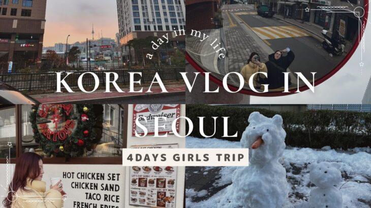 【한국Vlog】11月に仲良しオンニとソウル旅🇰🇷食べて！呑んで！買い物！/聖水洞/広蔵市場/タッカンマリ/鐘路３街/韓国屋台/NCT DREAM /시즈니 브이로그💚