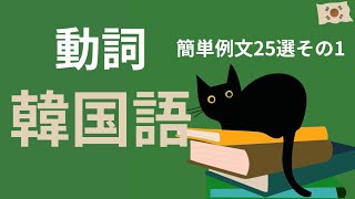 【動詞の単語と例文】韓国語学習の新定番‼️厳選した25の動詞と使いやすい例文で、日常会話にすぐ活かせる実践力をゲット‼️/日常/勉強/韓国旅行/韓国drama/聞き流し/ハングル講座/일본어 공부/