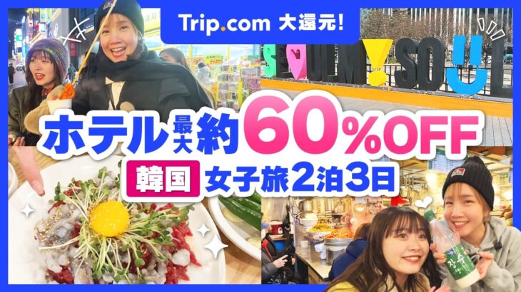 【韓国旅行】韓国のホテルがTrip.comを使って最大60％OFF！ソウルお得旅！