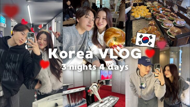 VLOG : 真冬の3泊4日の韓国旅行🇰🇷✈️ 聖水、江南でショッピングﾆﾀﾞ‼︎