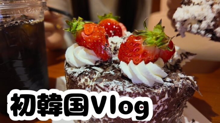 【Vlog】初韓国旅行でたくさん食べました