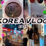 【Vlog】2泊3日の韓国旅行🇰🇷💞初渡韓さん必見！！おすすめの店、買うべき物、注意点、必要だったアプリなど紹介しています✨️/東大門 明洞 広蔵市場 聖水/仁川空港