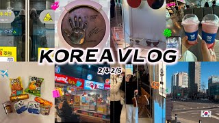 【Vlog】2泊3日の韓国旅行🇰🇷💞初渡韓さん必見！！おすすめの店、買うべき物、注意点、必要だったアプリなど紹介しています✨️/東大門 明洞 広蔵市場 聖水/仁川空港