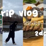 [vlog]日韓夫婦1泊2日韓国国内旅行🚌담양-광주-나주-목포