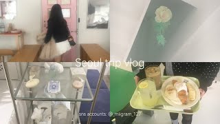 【vlog】2泊3日の韓国旅行🇰🇷🎀 | 可愛いカフェとショップ巡り| 聖水.狎鴎亭.漢南エリア🎼*•°✩