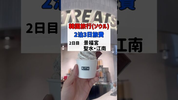 韓国旅行2泊3日旅費💰1日目【景福宮】【聖水】【江南】 #travel #韓国 #ソウル#海外旅行#韓国料理