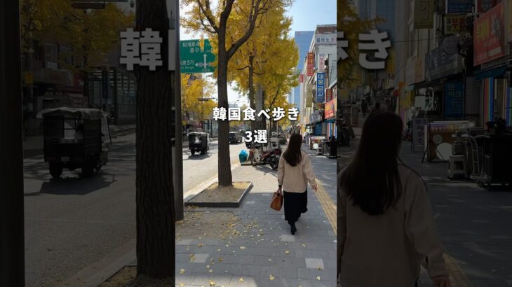 韓国旅行グルメ3選#韓国グルメ #韓国料理#韓国#韓国旅行 #koreanfood