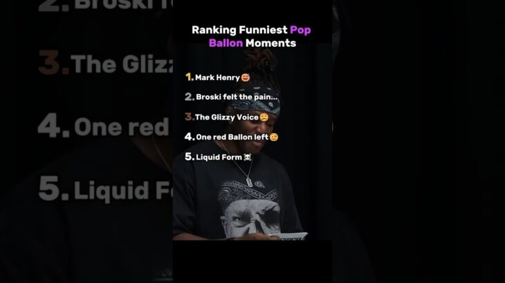 Ranking Funniest Pop Balloon Moments