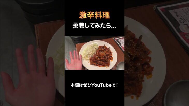 【激辛】韓国料理屋さんで激辛料理に挑戦してみたら…#モッパン #韓国料理 #社長 #ハーレー #ハーレーダビッドソン