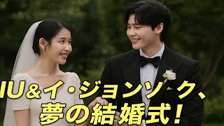 IUとイ・ジョンソクのおとぎ話のような結婚式 – 全世界が涙した誓いの瞬間!
