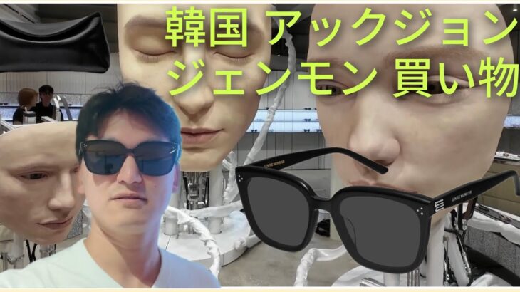 【韓国Vlog】ジェントルモンスターで初サングラス購入！ソウルのおしゃれスポット巡り🕶️