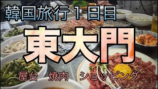 韓国旅行１日目！東大門！ホテルスカイパークキングスタウン東大門！焼き肉！オリーブヤングでショッピング！