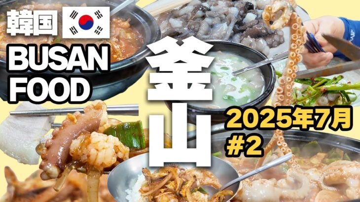 【韓国 釜山🇰🇷グルメ】釜山で美味しいグルメ旅DAY2 | 西面 | 東莱温泉 | BUSAN | SOUTH KOREA | 老舗テジクッパ＆ローカル海鮮鍋が絶品すぎる