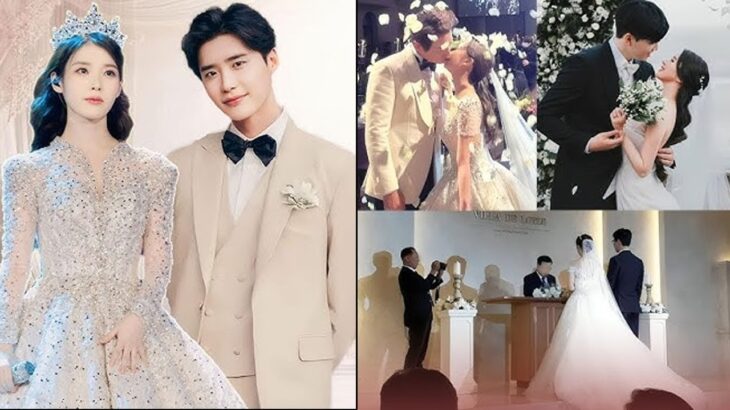 IUとイ・ジョンソクの夢のような結婚式 － 世界中を涙で包んだ誓いの瞬間！