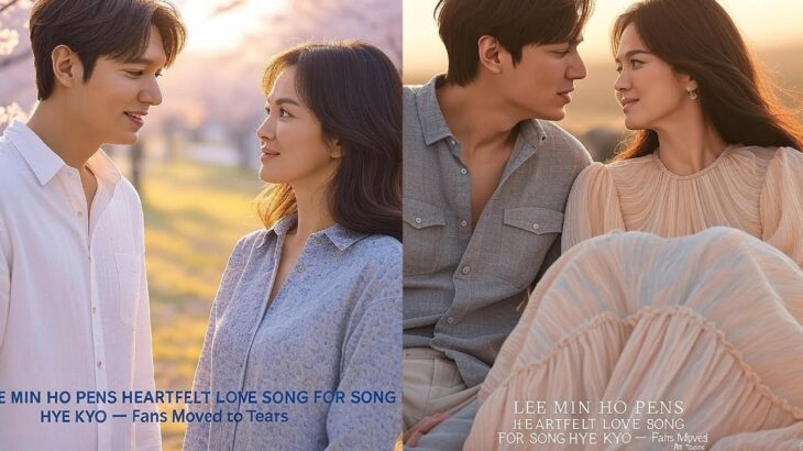 LEE MIN HO PENS HEARTFELT LOVE SONG FOR SONG HYE KYO – Fans Moved to Tears