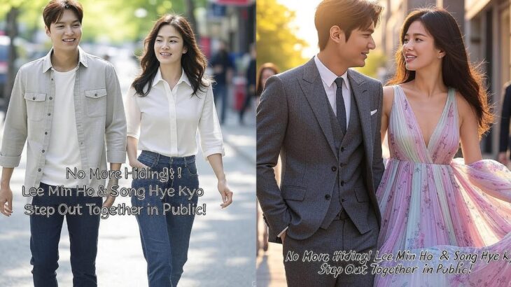No More Hiding! Lee Min Ho & Song Hye Kyo Step Out Together in Public!
