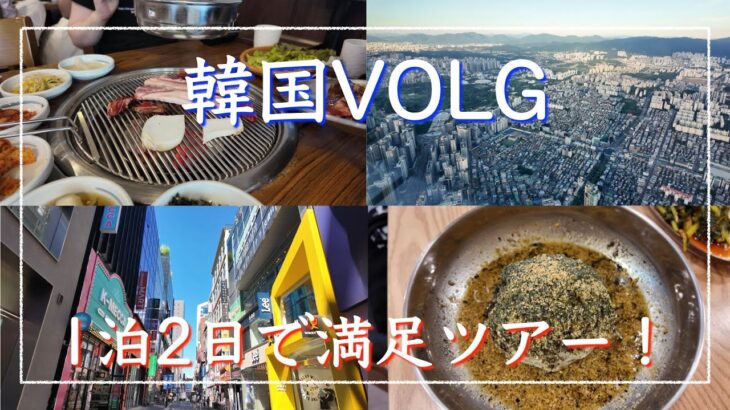 【旅行VLOG】韓国を1泊2日で楽しんでみた！