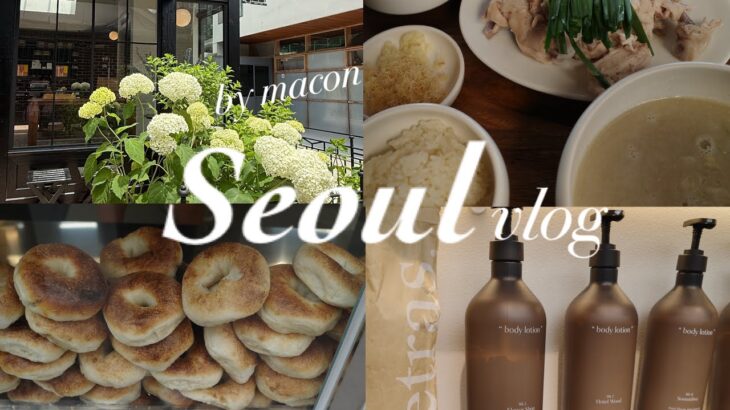 【韓国vlog】2泊3日 女子旅🇰🇷予定詰め込みまくりShopping✨ベーグル / Hetras. / アンテルームソウル / 気候同行カード / klook / YOUR CLINIC / 美容