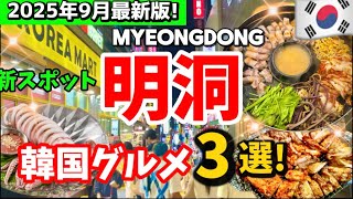 【2025年9月最新】韓国旅行🇰🇷明洞グルメ3選‼️絶対行くべき新オープン！穴場韓国料理店【完全保存版】 韓国グルメ/ サムギョプサル タッカルビ