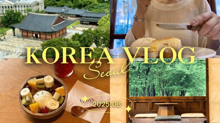 【韓国VLOG】1泊2日ソウル弾丸ひとり旅｜美活・食べ歩き・観光を大満喫