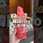 【Vlog】🇰🇷せっかちENTPによる韓国Vlog聖水編！#渡韓 #韓国旅行 #聖水　#성수 #韓国グルメ #韓国カフェ