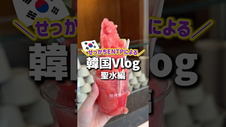 【Vlog】🇰🇷せっかちENTPによる韓国Vlog聖水編！#渡韓 #韓国旅行 #聖水　#성수 #韓国グルメ #韓国カフェ