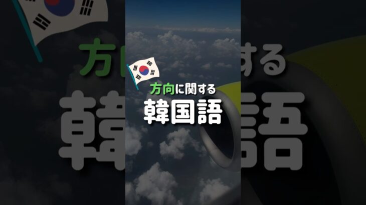 【10秒韓国語】上下左右を韓国語で？方向を完全マスター！🇰🇷 #韓国語初心者 #韓国語勉強 #韓国語フレーズ #韓国語 #韓国語初級