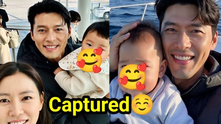 Captured! Hyun Bin and Son Ye-jin with their Son! They were so sweet!
