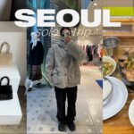 ENG ) 最新 2025.10 ソウル一人旅 * かわいいアウター探し🍂 美味しいもの食べまくってほくほくしたよ♨　　　　　　　　　　　　　　　vlog ひとり旅 買い物 観光 ショッピング