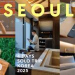 【Seoul Vlog🇰🇷】韓国 ソウル旅行 3泊4日 | 40代男の一人旅 | カフェ・買い物 | 安国、西村、景福宮 | STAYFOLIOのオシャレ宿【2025最新】