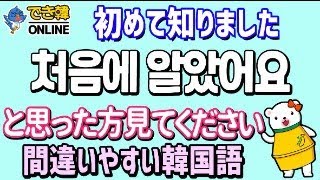 【初めて、最初 韓国語で？】처음, 처음으로, 처음에の違い、使い分け｜でき韓 ハングル講座