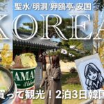 ［Korea］韓国女子旅VLOG🇰🇷2泊3日詰め込み旅💞！買い物・グルメ・観光大満喫！(聖水/明洞/狎鴎亭/安国)