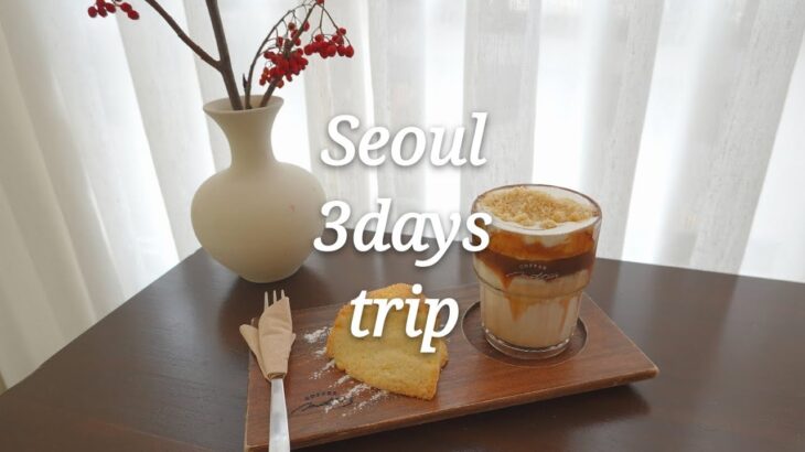［Vlog］２泊３日ひとり韓国旅行part1/한국여행 카페투어 소품샵투어